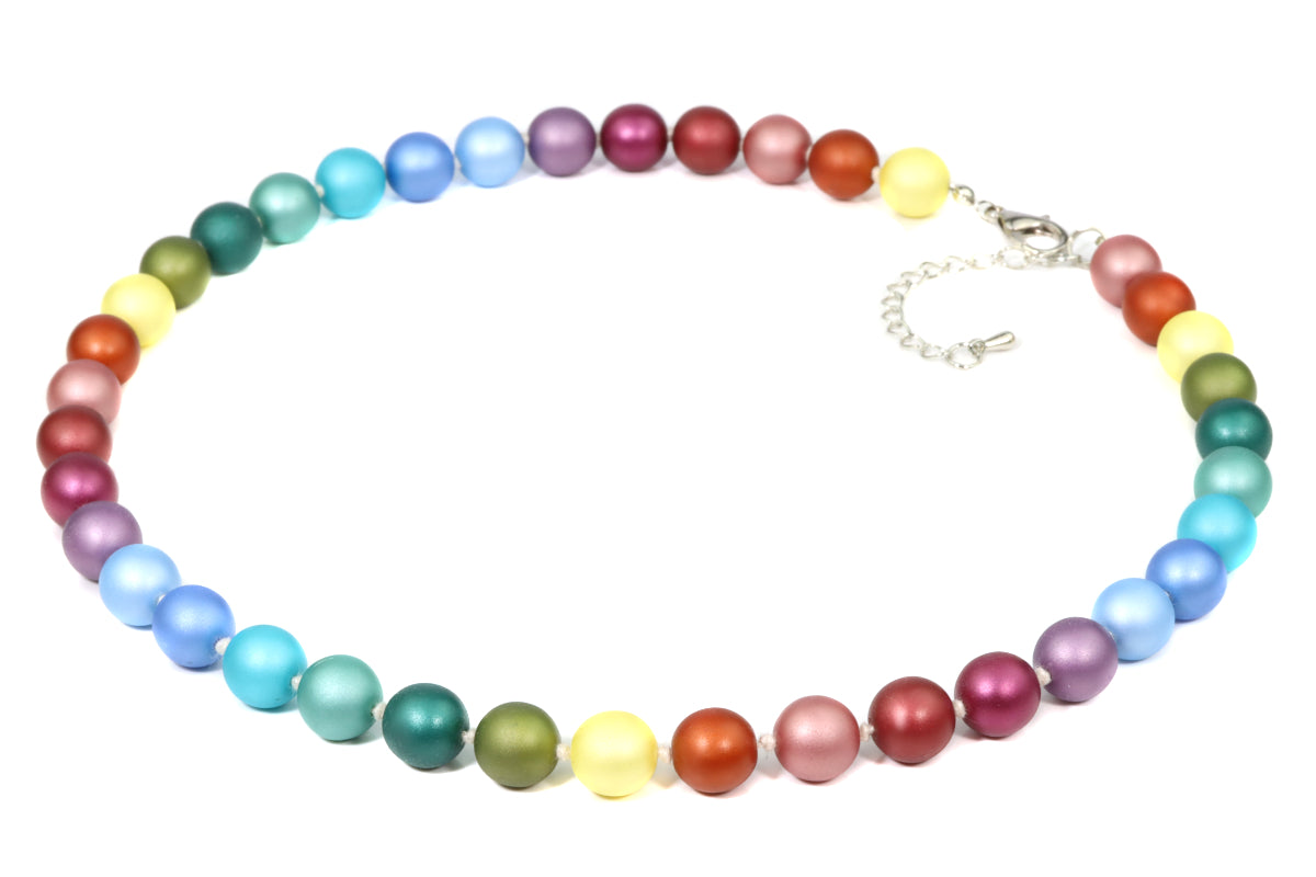 Collier Muschelkernperlen Multi