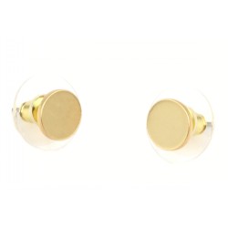 Ohrstecker - Rund - Matt Gold