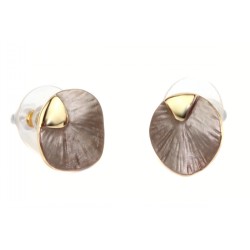 Ginko Ohrstecker - Coffee Gold
