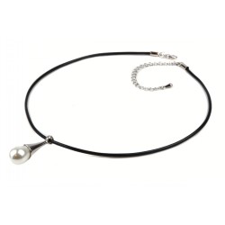 Collier Muschelkernperle Tropfen