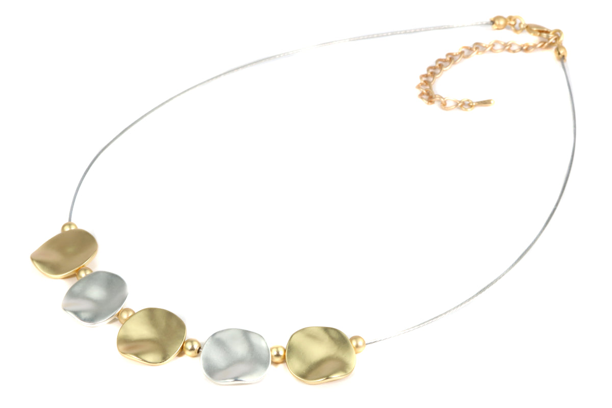 Collier - Wavy - matt Gold