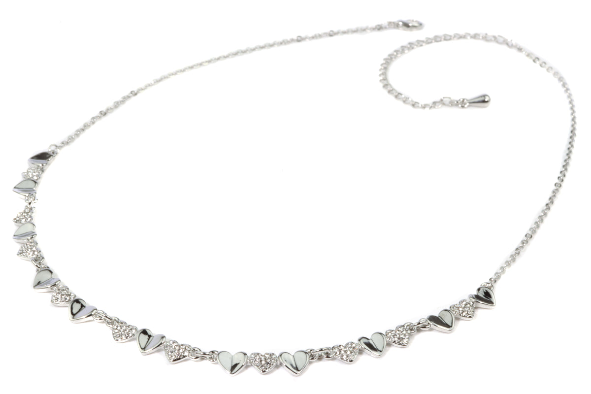 Herz Collier mit Premiumkristallen