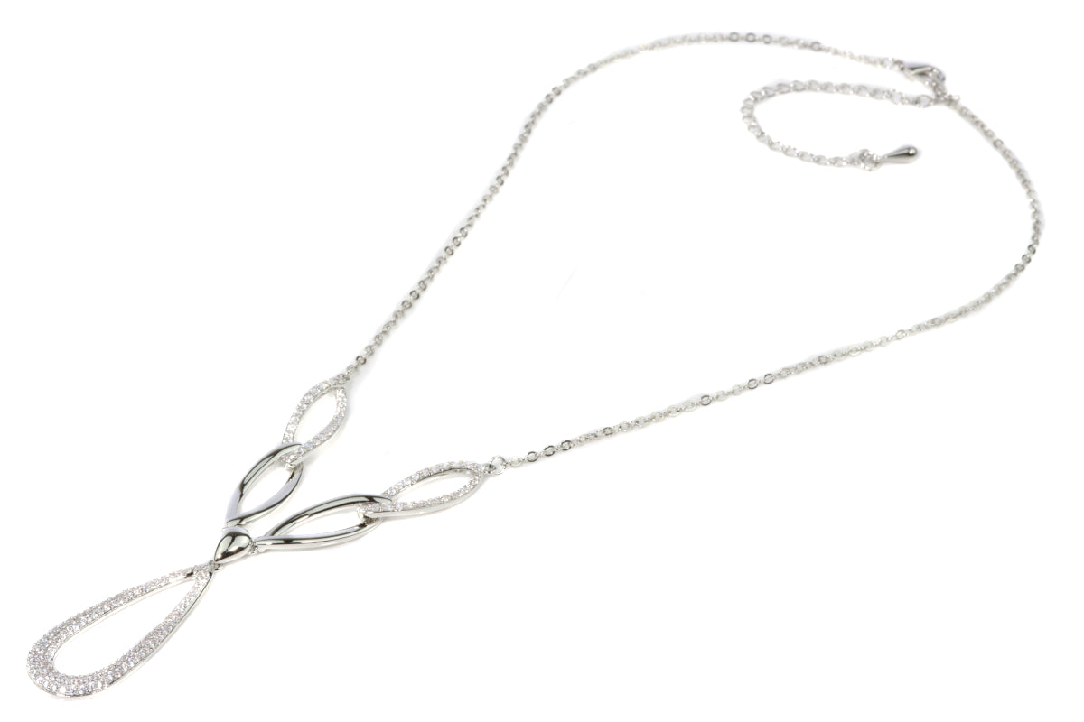 Ypsilon Collier Zirkonia