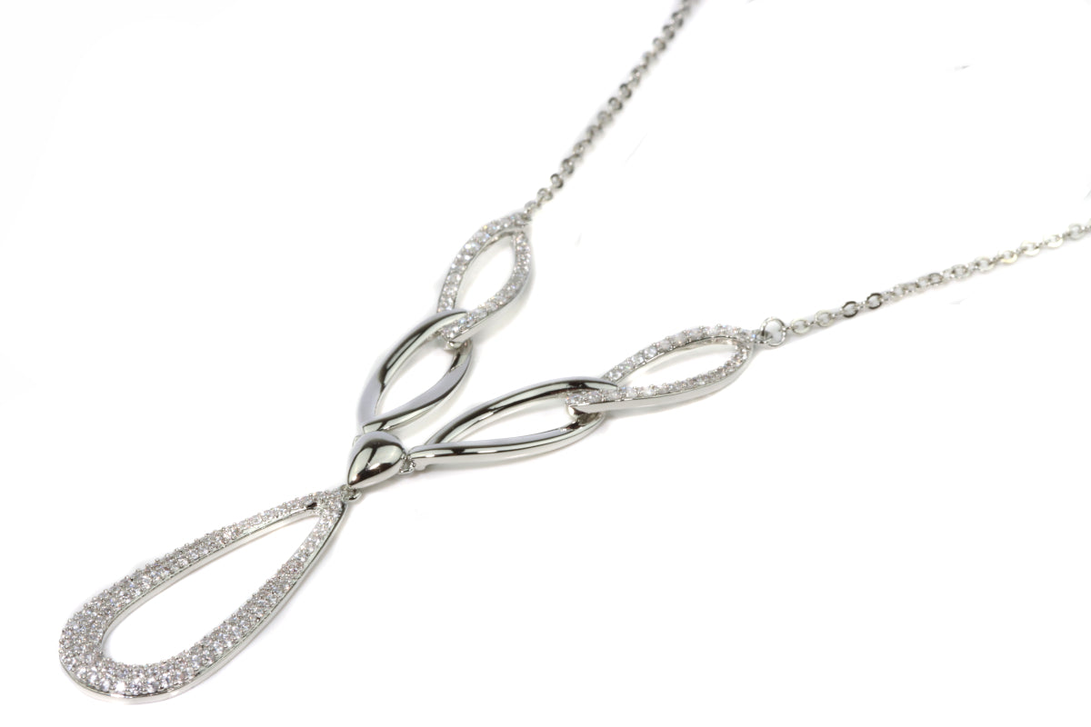 Ypsilon Collier Zirkonia