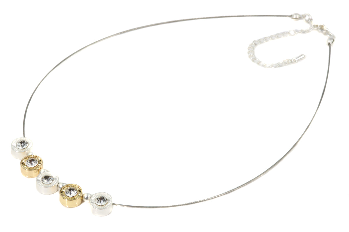 Collier mit Solitären