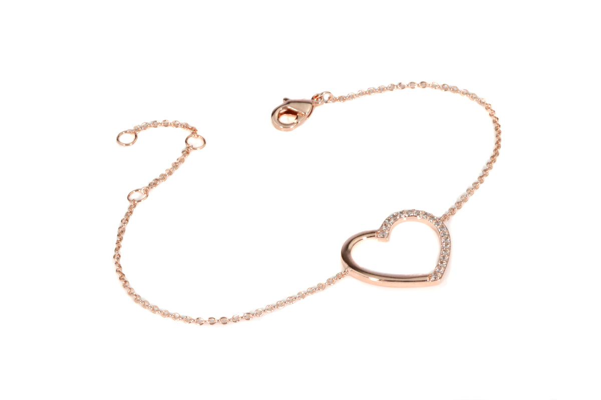 Armband mit Herz & Zirkonia