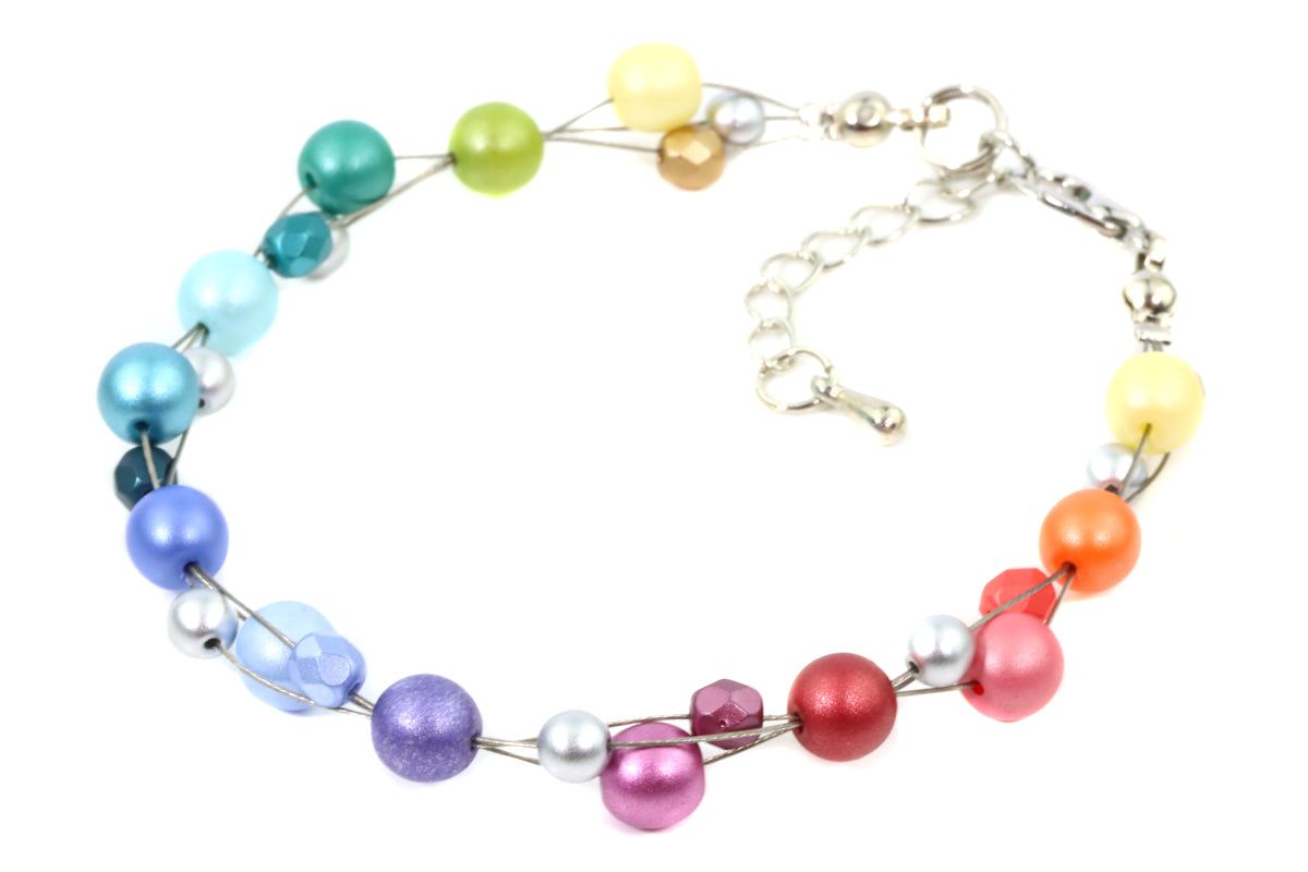 Armband Muschelkernperlen Multi