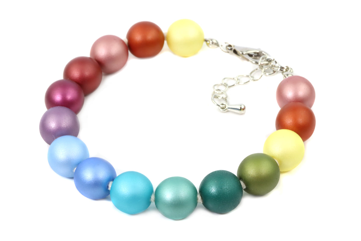 Armband Muschelkernperlen Multi